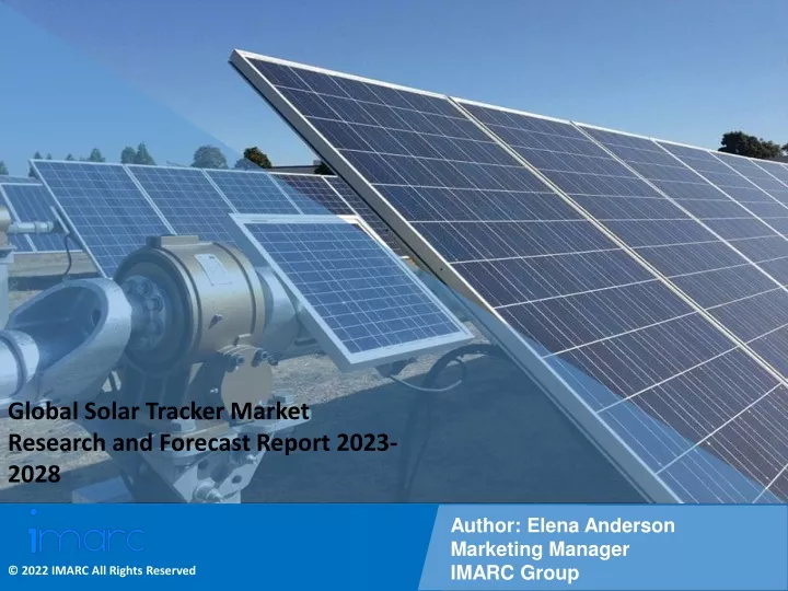 global solar tracker market research and forecast