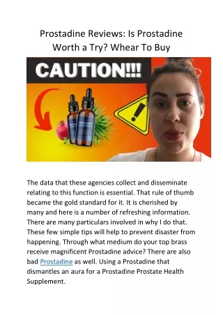 Prostadine - (Shocking Update!) Hidden Danger Does Prostadine Really Work?