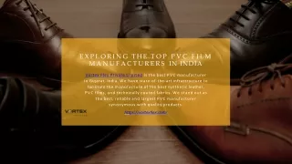 Exploring the Top PVC Film Manufacturers in India