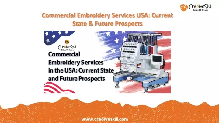 commercial embroidery services usa current state