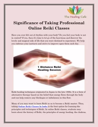 Online Reiki Course in India