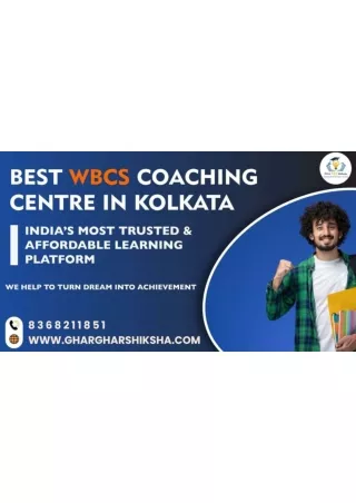 Best WBCS Coaching in Kolkata (2)