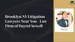 Brooklyn NY Litigation Lawyers Near You