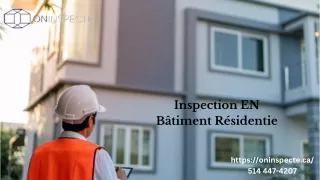 Inspection EN Bâtiment Résidentie
