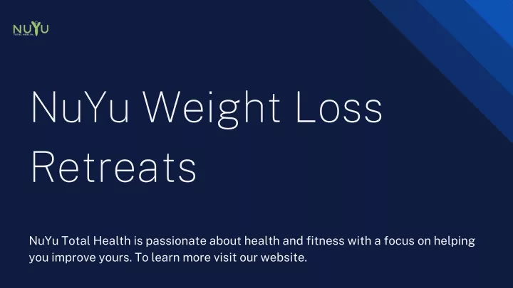 nuyu weight loss retreats