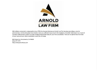 Arnold Law Firm