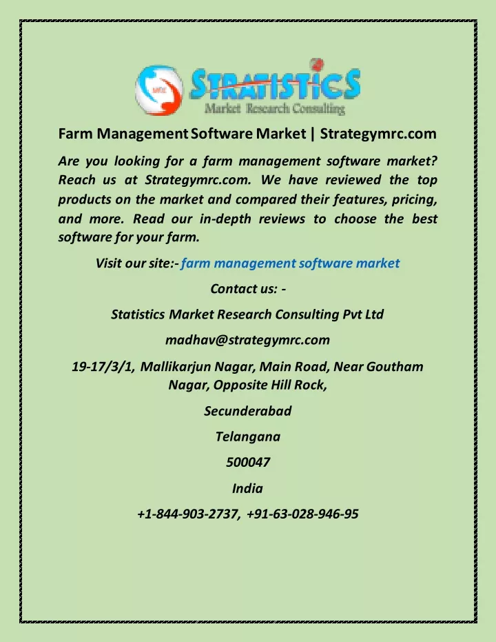 farm management software market strategymrc com