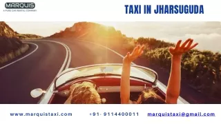 Taxi in Jharsuguda, Odisha