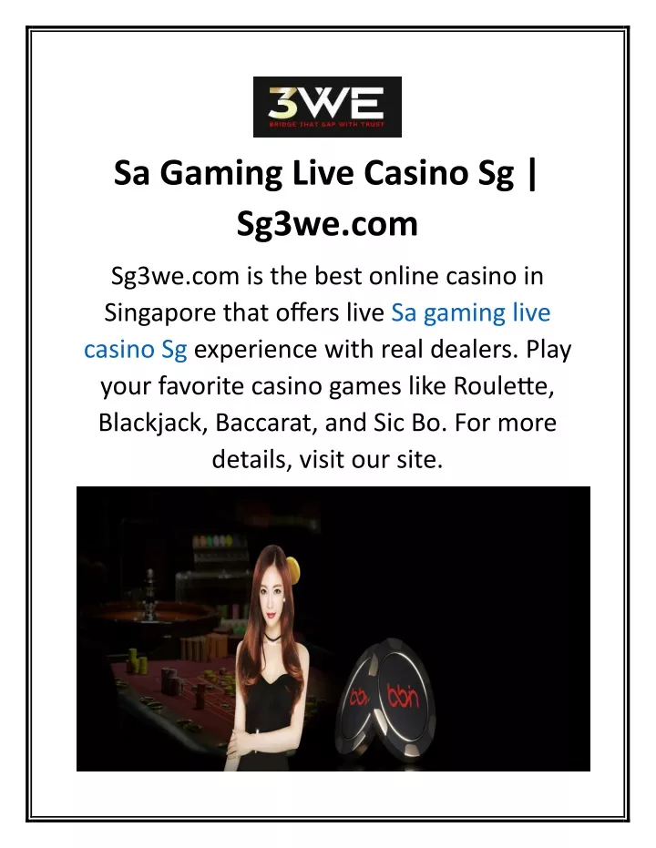 sa gaming live casino sg sg3we com