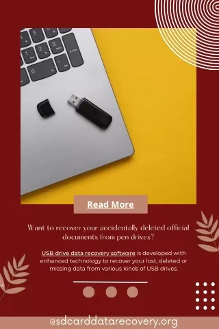 Why Do We Use the USB Drive Data Recovery Software?