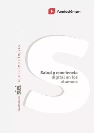 DOWNLOAD/PDF  Salud y conciencia digital en los alumnos (Cuadernos del SIEI) (Sp