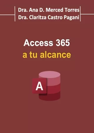 DOWNLOAD/PDF  Access 365 a tu alcance (Spanish Edition)