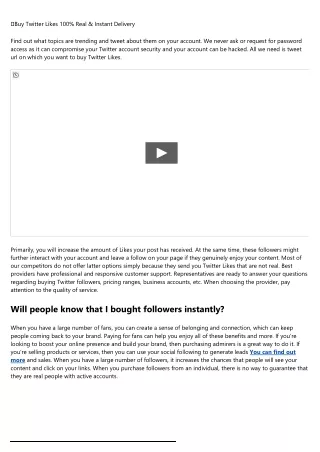 buy twitter likes 100 real instant delivery