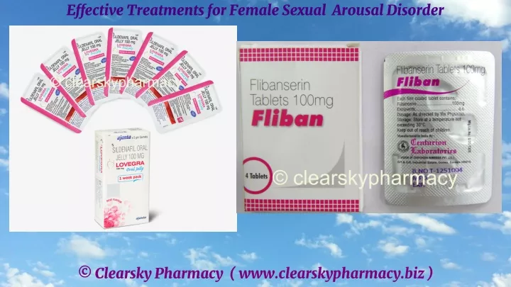 effective treatments for female sexual arousal