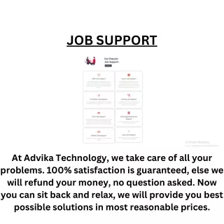 Job support