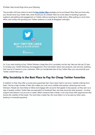Why You Should Focus on Improving buy twitter likes instant