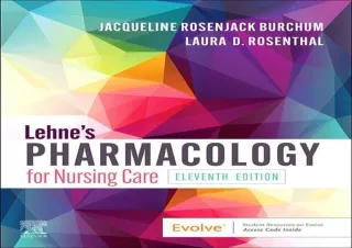 PDF Lehne's Pharmacology for Nursing Care E-Book Ipad