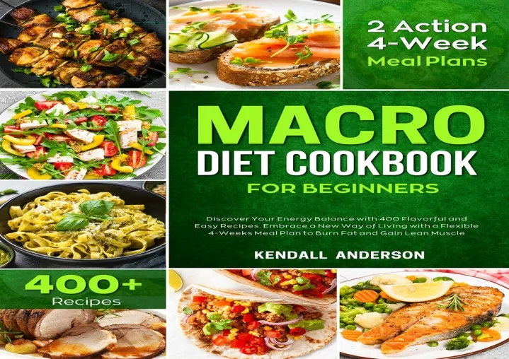 pdf macro diet cookbook for beginners discover