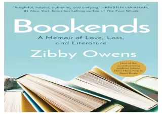 [PDF] Bookends: A Memoir of Love, Loss, and Literature Free