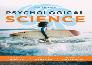 pdf psychological science seventh edition kindle