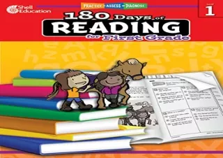 (PDF BOOK) 180 Days of Reading: Grade 1 - Daily Reading Workbook for Classroom a