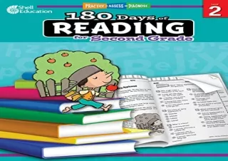 [DOWNLOAD PDF] 180 Days of Reading: Grade 2 - Daily Reading Workbook for Classro