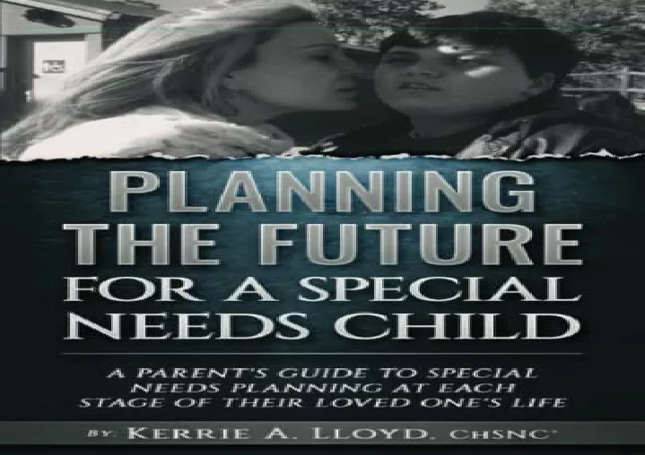 download planning the future for a special needs