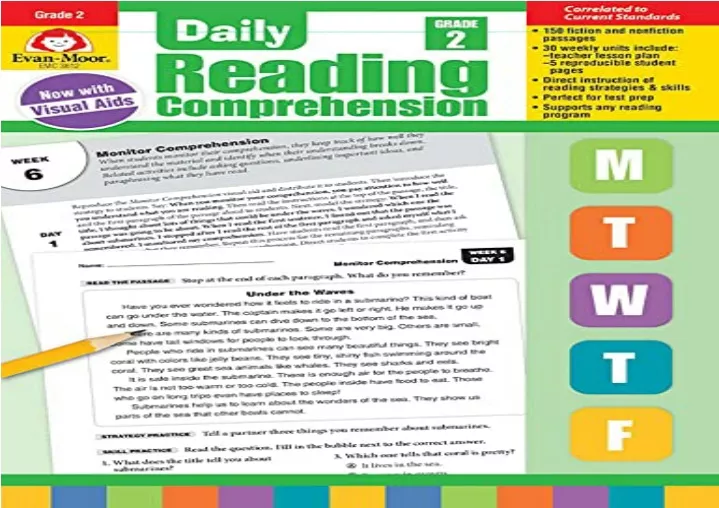 PPT - [DOWNLOAD PDF] Evan-Moor Daily Reading Comprehension, Grade 2 ...