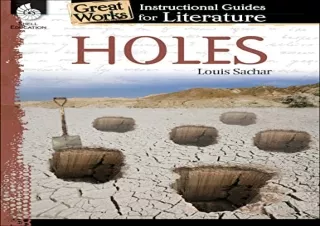 (PDF BOOK) Holes: An Instructional Guide for Literature - Novel Study Guide for
