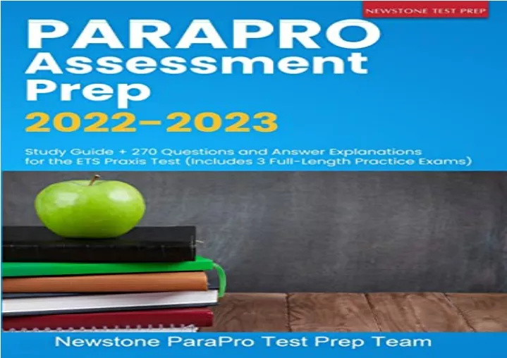 PPT - (PDF BOOK) ParaPro Assessment Prep 2022-2023: Study Guide 270 ...