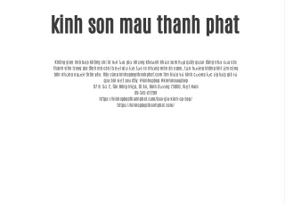 kinh son mau op bep