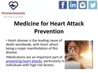 Medicine for Heart Attack Prevention