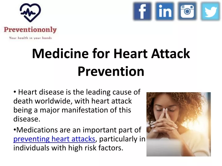 medicine for heart attack prevention