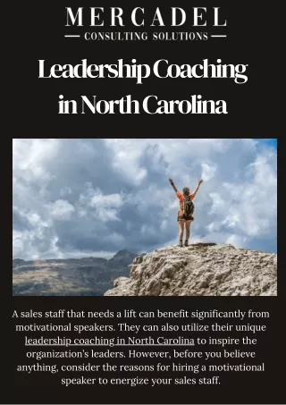 Best Leadership Coaching in North Carolina Help You To Improve Your Skills