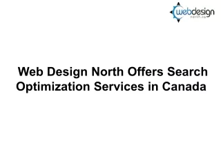 web design north offers search optimization