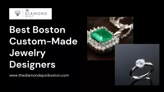 Best Boston Custom-Made Jewelry Designers