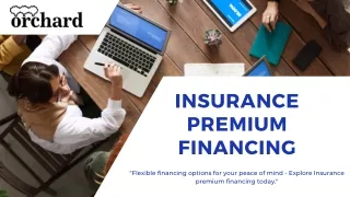 Insurance Premium Financing