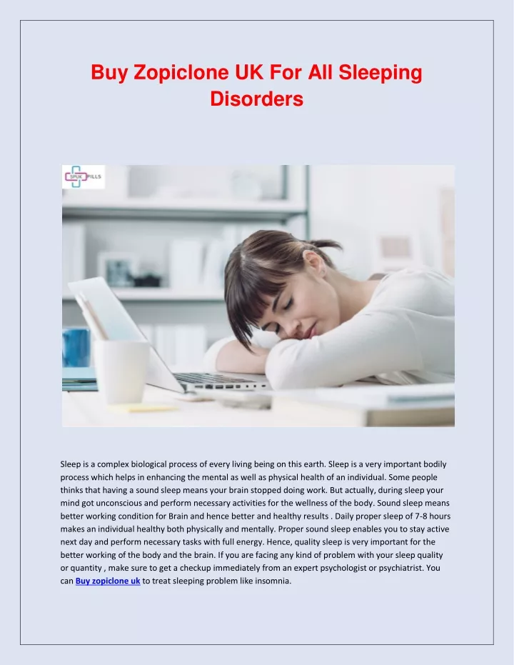 buy zopiclone uk for all sleeping disorders