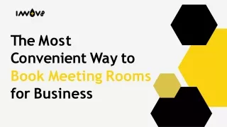The Most Convenient Way to Book Meeting Rooms for Business