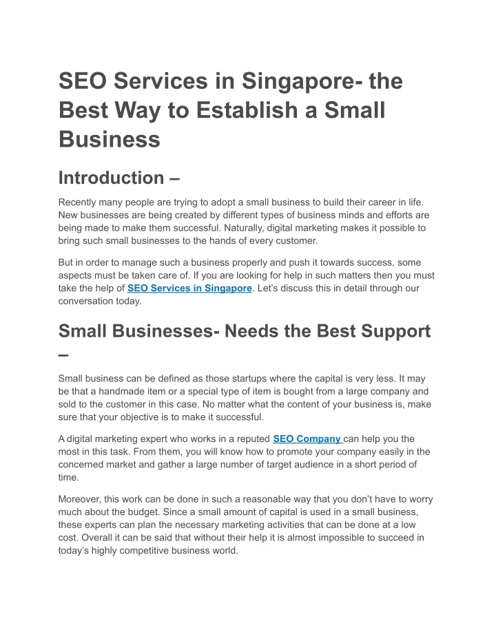 seo services in singapore the best