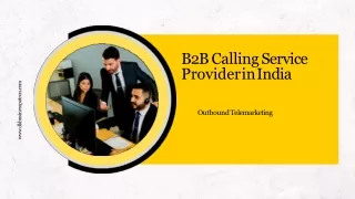 Business to Business (B2B) Calling Service Provider in India | DK Business Patro