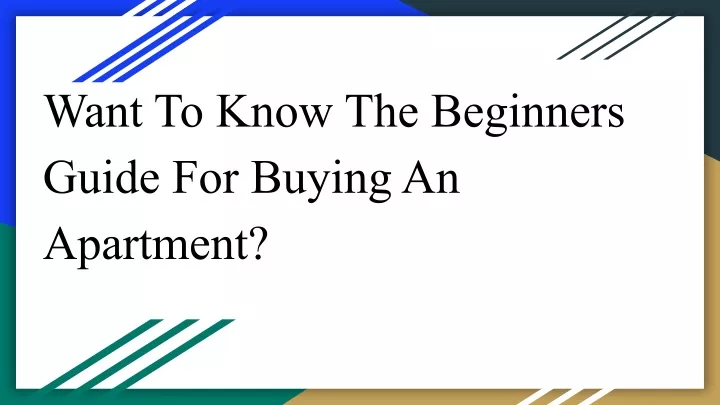 want to know the beginners guide for buying