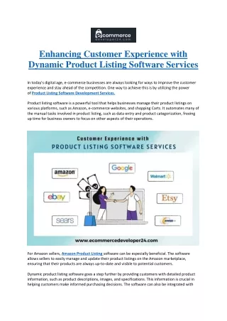 enhancing customer experience with dynamic