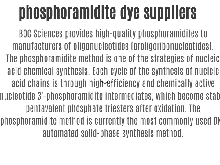 phosphoramidite dye suppliers boc sciences