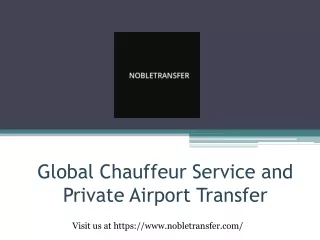 Global Chauffeur Service