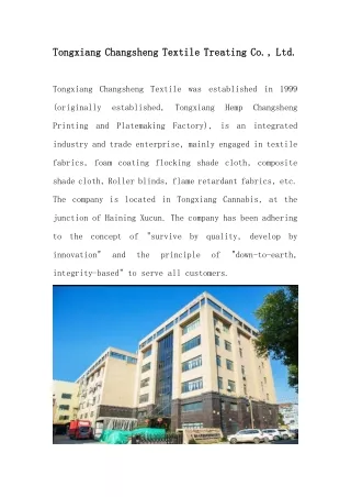 tongxiang tongxiang changsheng changsheng textile