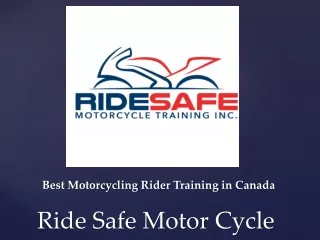 Motorcycle Rider Safety Course Near Me