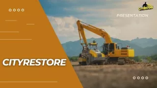 City Restore | Professional Heavy Equipment Cleaning