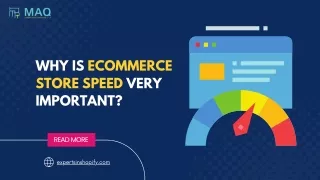 why is ecommerce store speed very important