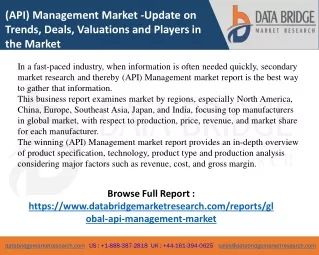 api management market update on trends deals